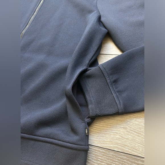 Ted Baker Tymos Navy Zip Up Sweatshirt Size 7 US SIZE 3XL - Picture 5 of 12